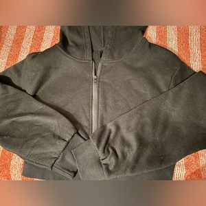 Black cropped sweater